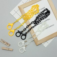 VIDANGIL 白色口罩防損帶口罩帶 3 件套