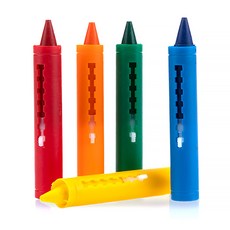 누비 목욕 크레용 물놀이 장난감 5종 세트, 혼합색상, 1개