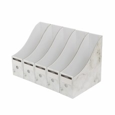 DIY紙質文件盒組, 大理石紋, 5個