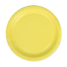 partypia 派對盤 鵝黃色 22cm, 6入, 10個
