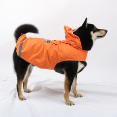 모즈펫 강아지우비, 오렌지, 1개