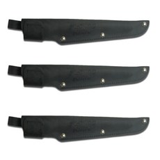 FishingKinife 人造皮革骨刀鞘, 黑色, 3個