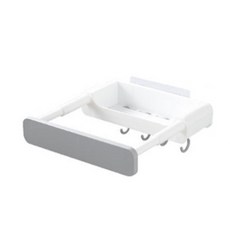 可移動多功能廚房浴室置物架, 灰色的, 1個