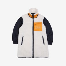 휠라키즈 아동용 캔디 롱 보아 플리스 집업 FK2PLC4104X