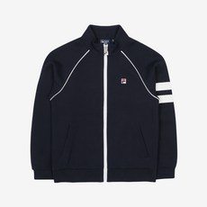 휠라키즈 아동용 화이트 라인 집업 FT FK2FTC3301X