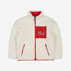 휠라키즈 아동용 캔디 보아 플리스 집업 FK2PLC4103X