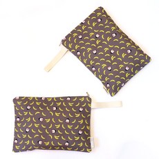 세맘스 유아 기저귀 파우치 가로형 + 세로형, 리즈 그레이몽키