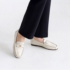 루잔 씨엔토 여성용 엔아웃 가죽 러퍼 1cm 8LX53