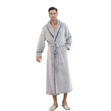 THE ZAKKA 男款柔軟浴袍 3XL號, 灰色的, 1個