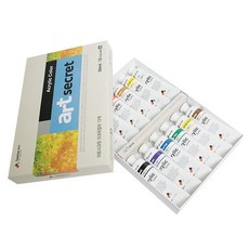 artsecret 藝術家的秘密 壓克力顏料, 50毫升, 12 種顏色