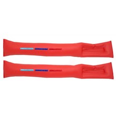 차량용 틈새쿠션 00074 2p, 3색 스티치 레드, 2개