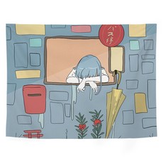 올나인 감성일러스트 패브릭포스터, GT3134