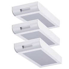 Snazzy 黏貼式抽屜整理盒 大 淺灰色, 3個