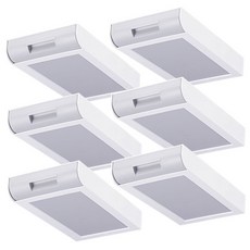 黏貼式抽屜整理盒 迷你, 6個, 淺灰色