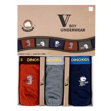 CL STORY 男孩童恐龍四角內褲3入組