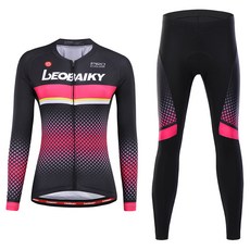 Bikelab 女性用長袖車衣長褲自行車上下套裝 女性用 LBFL19-04
