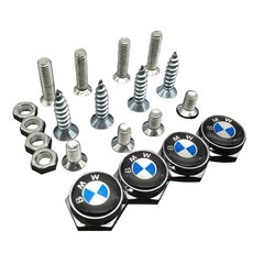 URBAN CAR BMW 汽車車牌螺絲組, 1套, 混合色