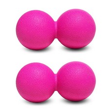 Lacrosse花生按摩球雙顆, 粉色的, 2個