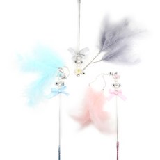 pecanori 貓毛釣魚竿軟3件套 PECA3054, 粉色、藍色、灰色, 1套