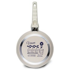 CooK&CooK Verona瓦斯爐專用平底不沾鍋 象牙白色, 20cm, 1個