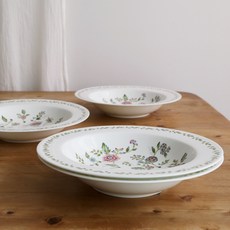 Roco Living骨瓷伯肯郡義大利麵碗, 混色, 4個