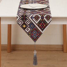 Drisha Q101 桌旗, 款式9, 6人座(30 x 220 cm)