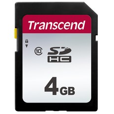 Transcend 創見 300S SD卡, 4GB, 1個