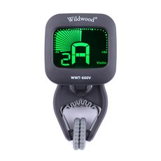 Wildwood 小提琴夾式調音器, WWT-660V, 混合顏色, 1個