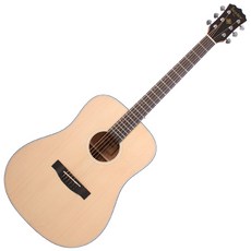 dexterGUITARS D 7 SOP 어쿠스틱 기타 + 구성품 11종, Natural Satin, 1개