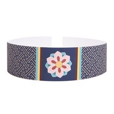indi.k 青紫色傳統圖案紙帶, 50個, 混合顏色