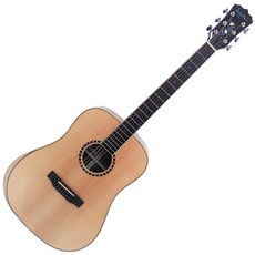 dexterGUITARS Lasso D 어쿠스틱 기타 + 구성품 11종, Natural Gloss, 1개