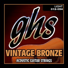 ghs STRINGS 1254 復古青銅輕民謠吉他弦, VN-L, 混合色, 1個