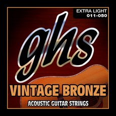 ghs STRINGS 1150 復古青銅特輕民謠吉他弦, VN-XL, 混合色, 1個