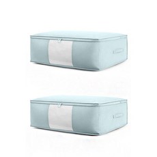 THE ZAKKA 寢具收納袋 L號, 天藍色, 2個