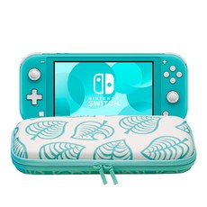 HOHOO 任天堂 Switch Lite 夏威夷風樹葉圖案硬殼收納包, 單一商品, 1個