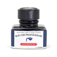 HERBIN 彩色墨水 30ml, no 18 Bleu des Proponderes(深海), 1個