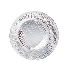 派對金屬色紙餐具 銀色, 10片, 1個