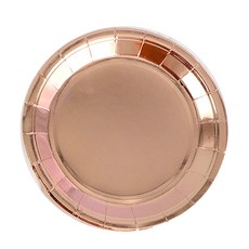 派對餐具10件組 金屬玫瑰金, 10個, 1個