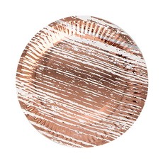 派對餐桌餐具10件組 金屬復古玫瑰金, 10個, 1個