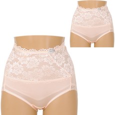 KerriLucy 人造絲孕婦束腹內褲 2入