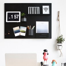 G STEEL 室內用洞洞板 600 x 800mm, 1個, 黑色