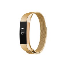 DC NET WORK Fitbit Alta/Alta HR磁吸式米蘭錶帶, 金子, 1個
