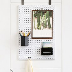 洞洞板 400 x 600 mm, 1個, 白色