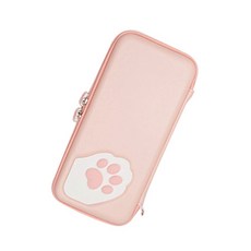 MAJENTA 任天堂Switch貓咪收納包 粉色+背帶, 單品, 1套