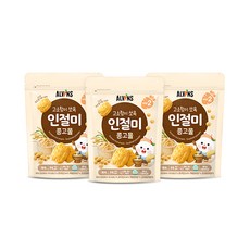 ALVINS 愛彬思 香酥年糕米餅, 黃豆粉口味, 3包, 30g