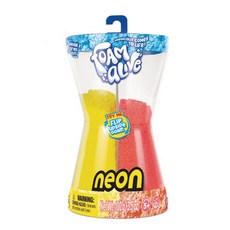 FOAM aLIVe 沙漏遊戲, 霓虹黃 + 霓虹日落, 120g, 1個