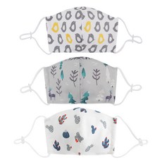 Coney Island 孩童圖案印花細繩可調整式口罩