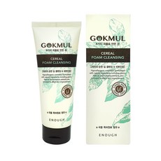 ENOUGH 8가지 곡물로 만든 순 씨리얼 폼 클렌징, 180ml, 1개