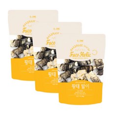 후코홀릭 강아지 말이 간식 80g, 황태, 3개