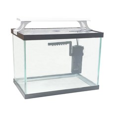 Sam Aqua 迷你LED一體式魚缸, 巧克力色, 1個